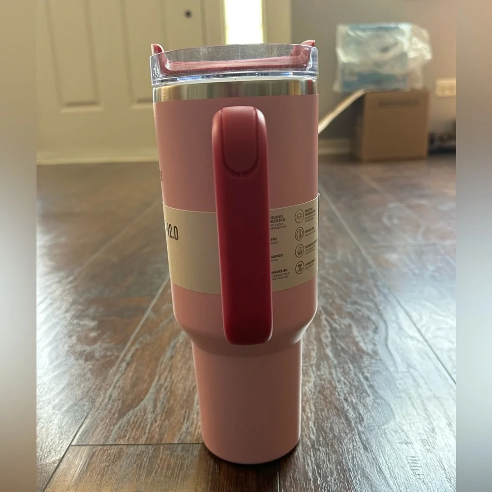 Stanley Quencher H2.0 FlowState 40 oz Tumbler – Flamingo Pink - Picture 3 of 13